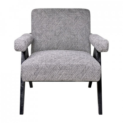 Sagebrook Wood Scandinavian Accent Chair - Gray