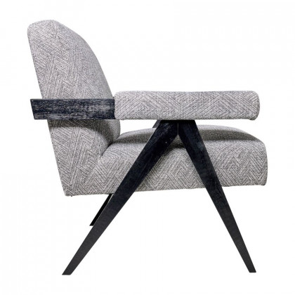 Sagebrook Wood Scandinavian Accent Chair - Gray