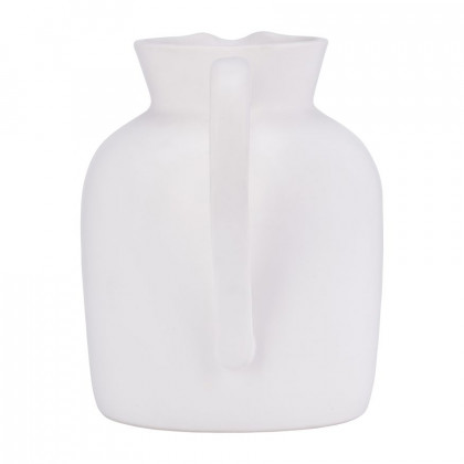 Sagebrook 7" Ceramic Pitcher Vase - White