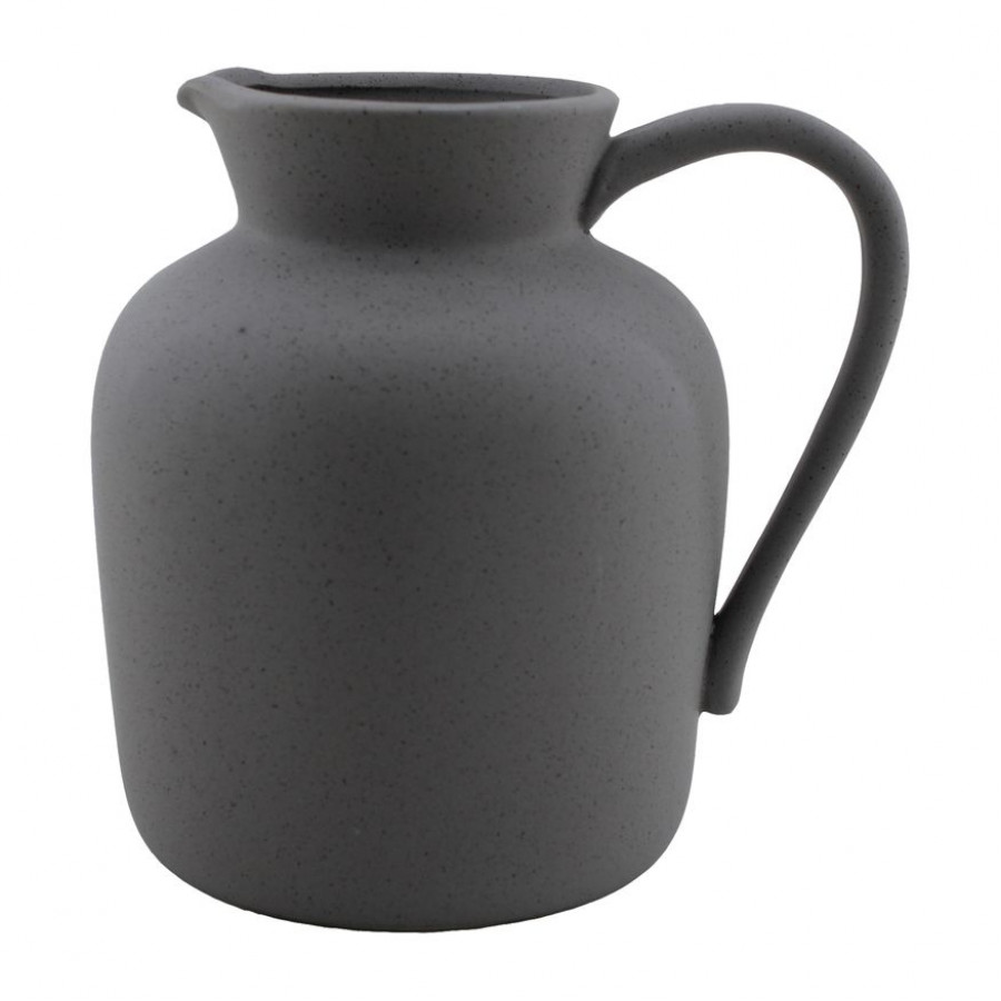 Sagebrook 7" Ceramic Pitcher Vase - Gray