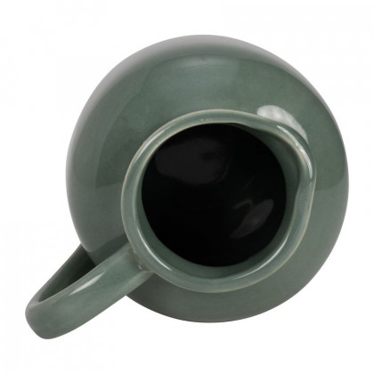 Sagebrook 5" Ceramic Pitcher Vase - Dark Sage