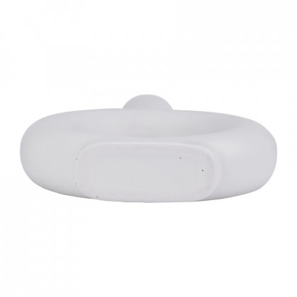 Sagebrook 9" Ceramic Round Cut-out Vase - White