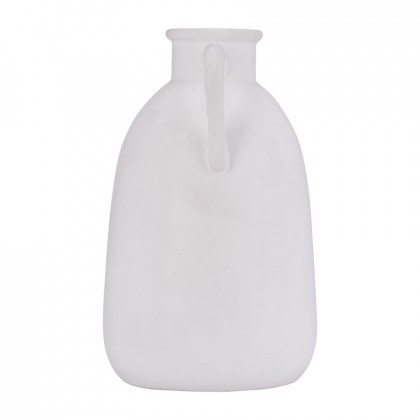 Sagebrook 10" Ceramic Eared Vase - White