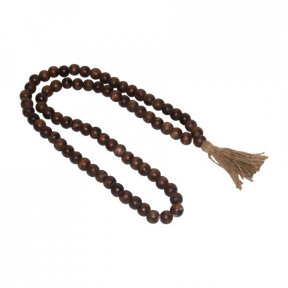 Sagebrook - 1" Wood Double Bead Garland