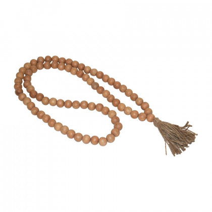 Sagebrook - 1" Wood Double Bead Garland