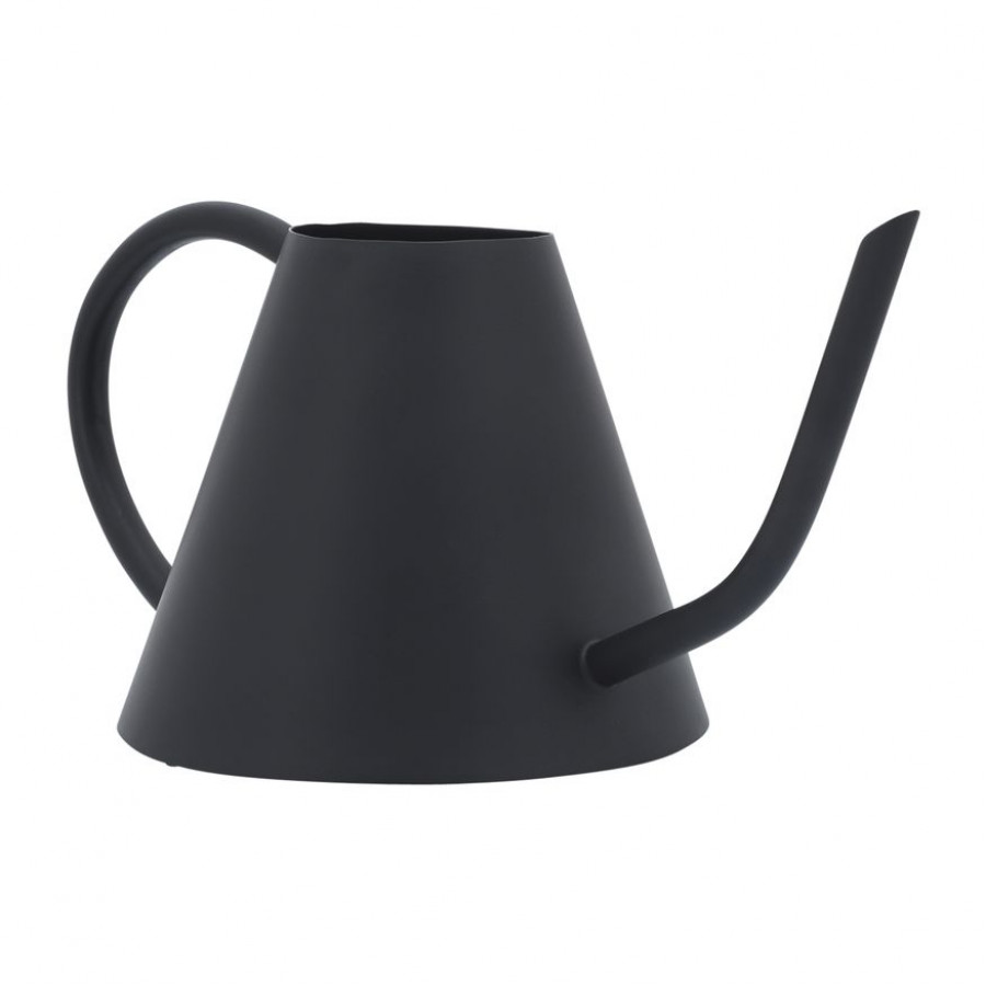 Sagebrook 6" Metal Watering Can - Black