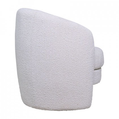 Sagebrook Barrel Arm Chair - Ivory