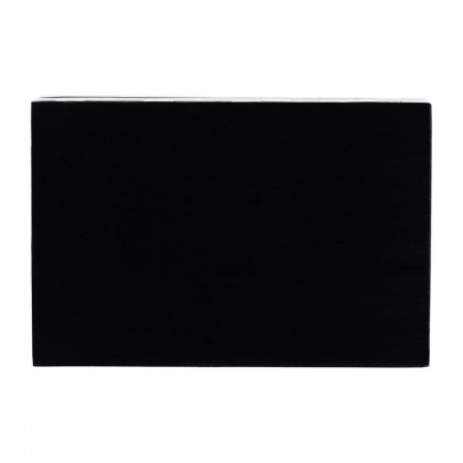 Sagebrook - 10"/12" Resin Diagonal Square Boxes (Set Of 2) in White/Black