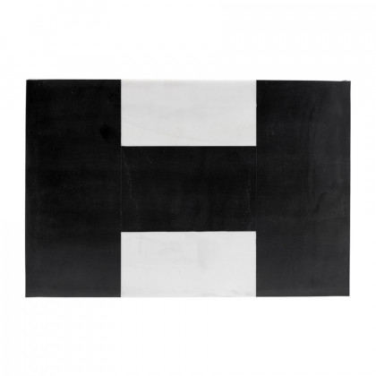 Sagebrook - 10"/12" Resin Boxes (Set Of 2) in Black/White