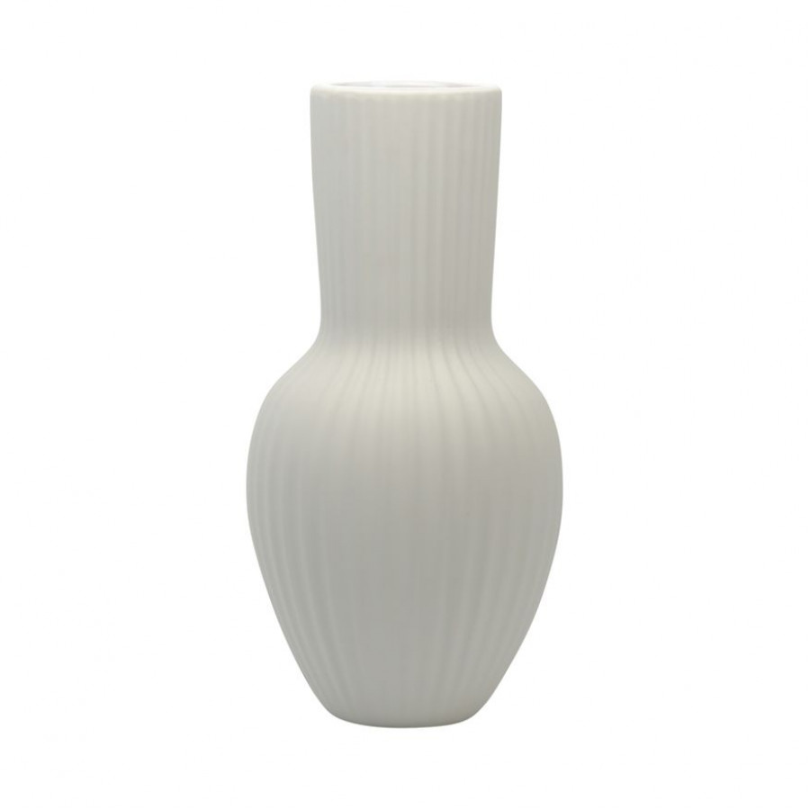 Sagebrook 11" Ceramic Bouquet Vase - White
