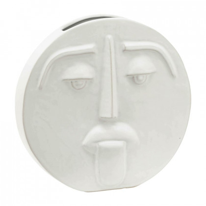Sagebrook - 10" Ceramic Sad Face Vase