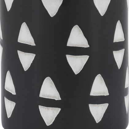 Sagebrook - 10" Ceramic Decorative Vase in Black/White