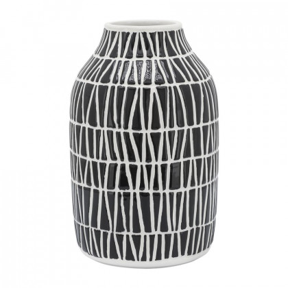 Sagebrook - 7" Ceramic Tribal Vase