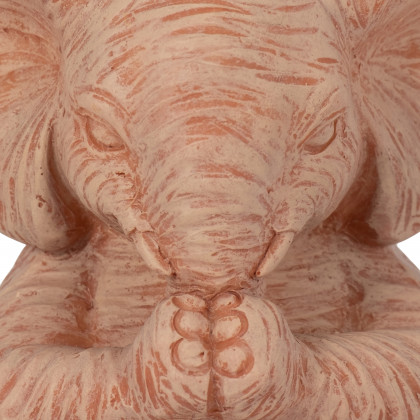 Sagebrook 6" Resin Stone Look Yoga Elephant (Set Of 3) - Natural