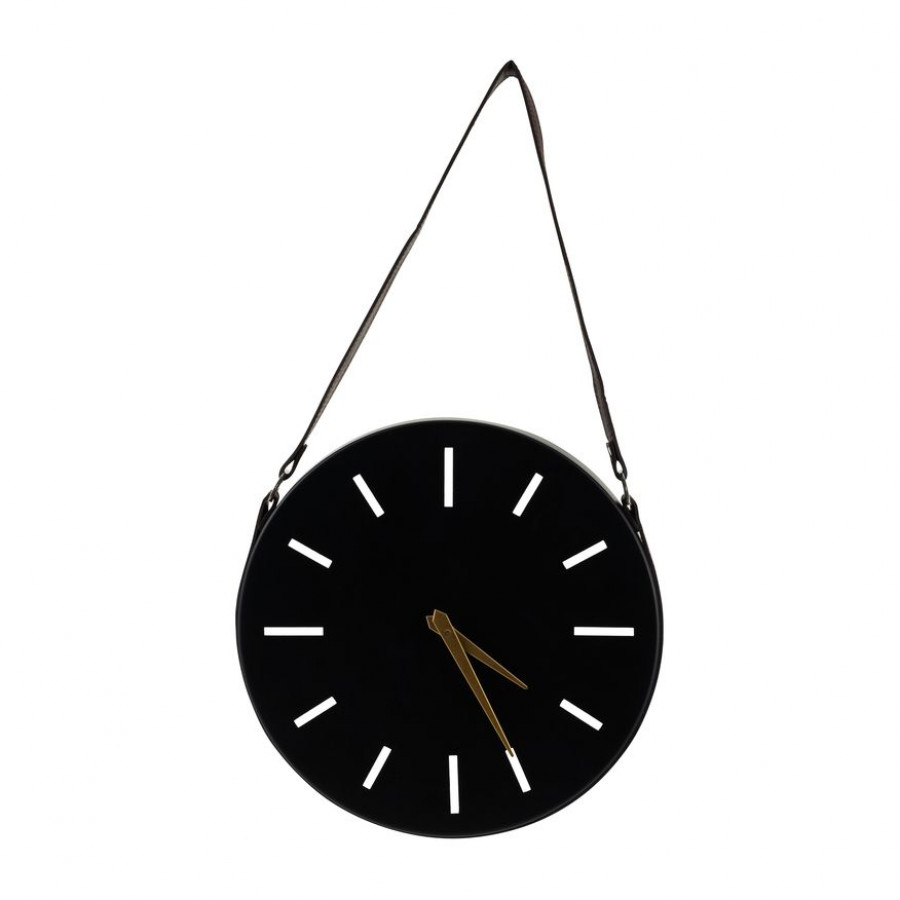 Sagebrook - 14" Metal Wall Clock in Black