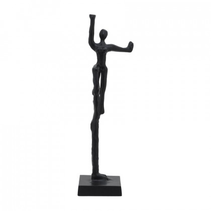 Sagebrook - 14" Metal Dancing Couple in Black