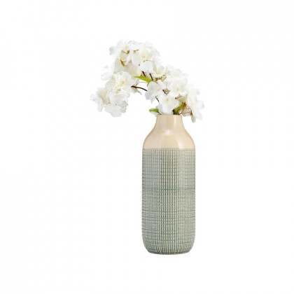 Sagebrook - 12" Ceramic 3-Tone Vase in Light Blue/Green