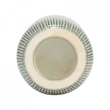 Sagebrook - 12" Ceramic 3-Tone Vase in Light Blue/Green