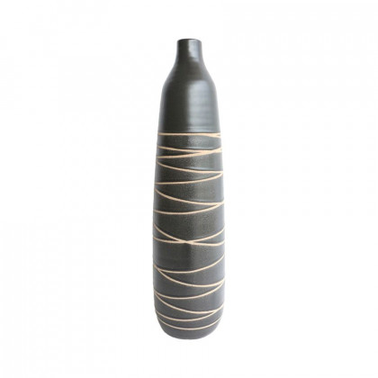 Sagebrook - 18" Ceramic Tribal Vase