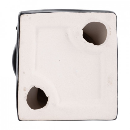Sagebrook 8" Ceramic Elephant Bookends (Set Of 2) - Black