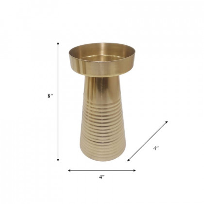 Sagebrook - 12" Metal Textured Pillar