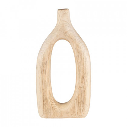 Sagebrook - 14" Wood Cut-out Vase
