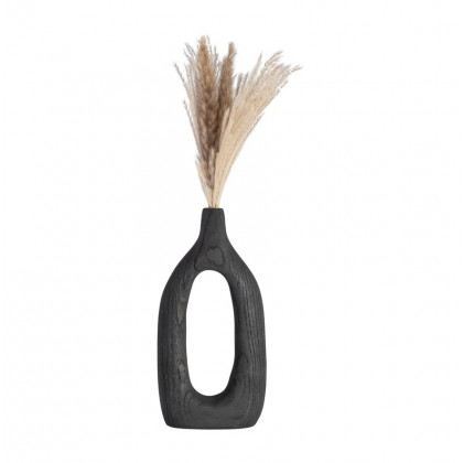 Sagebrook - 14" Wood Cut-out Vase