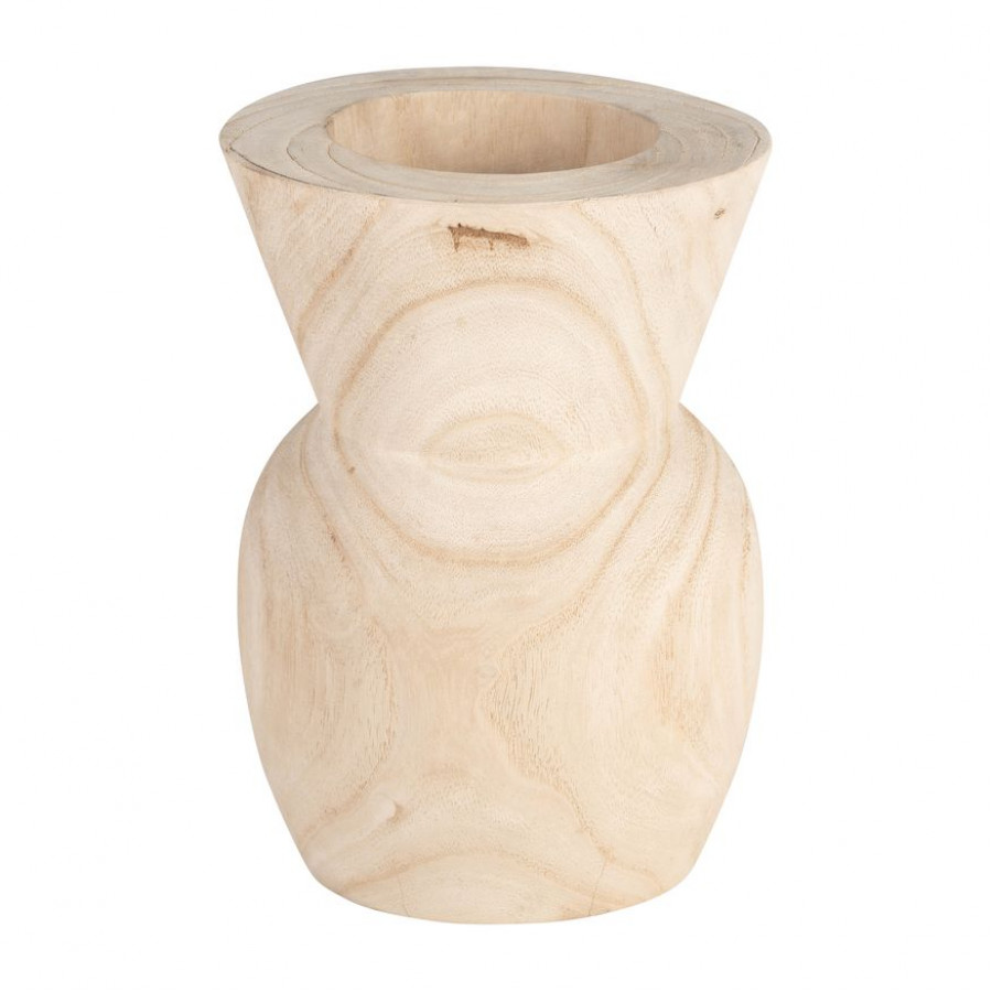 Sagebrook - 10" Wood Vase in Natural