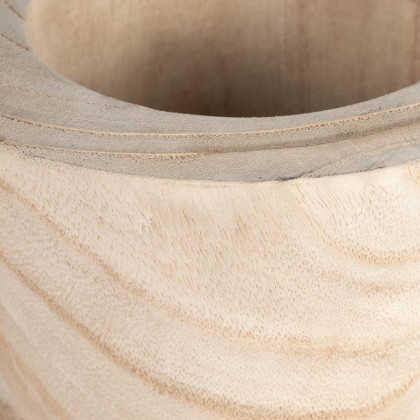 Sagebrook - 10" Wood Vase in Natural