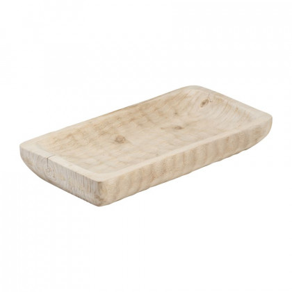 Sagebrook - 16" Wood Rectangular Tray