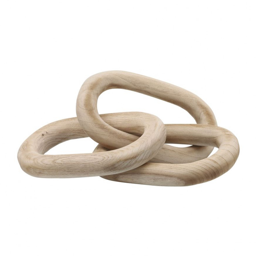 Sagebrook - 28" 3 Wooden Links