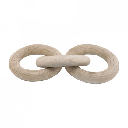 Sagebrook - 28" 3 Wooden Links
