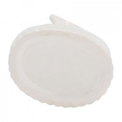 Sagebrook 9" Ceramic Elephant Decor - White
