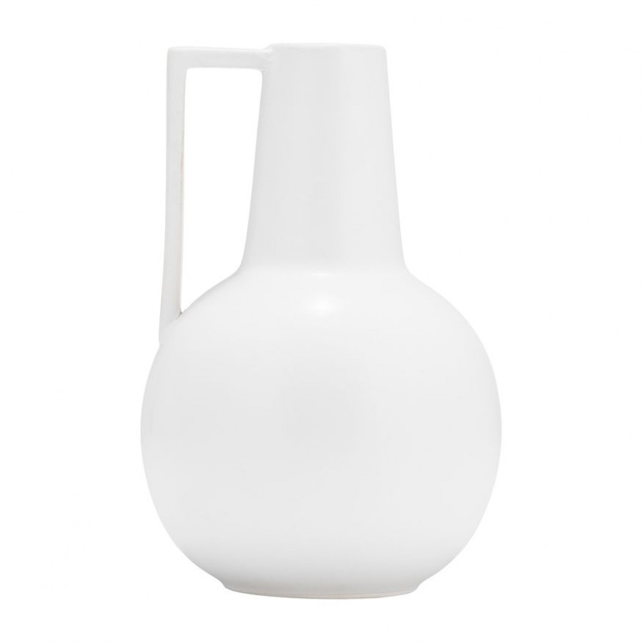 Sagebrook 9" Ceramic Vase - White