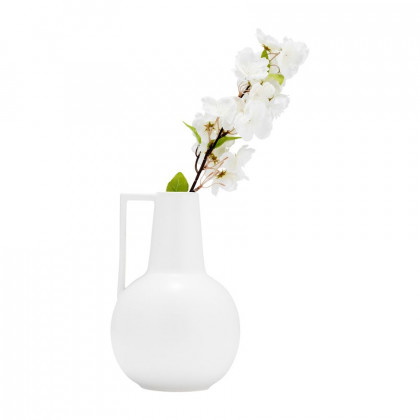Sagebrook 9" Ceramic Vase - White