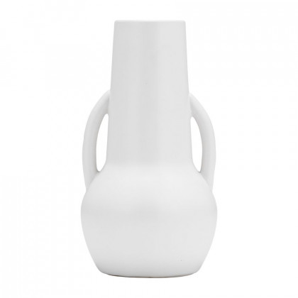 Sagebrook - 7" Ceramic Stripe Oval Vase