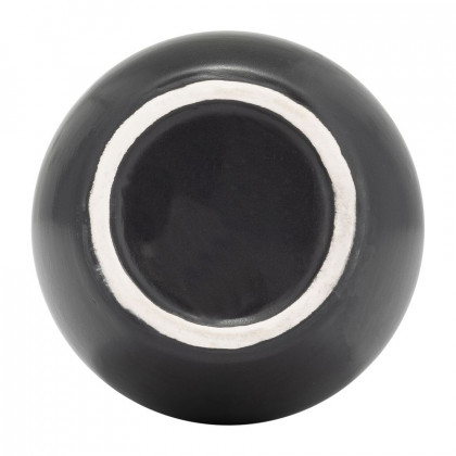 Sagebrook 8" Ceramic Vase With Handles - Black