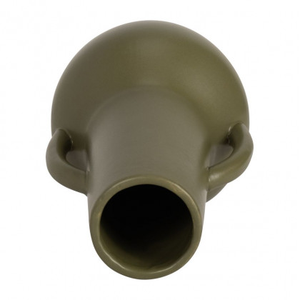Sagebrook 8" Ceramic Vase With Handles - Olive