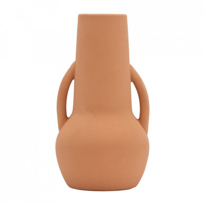 Sagebrook - 7" Ceramic Stripe Oval Vase