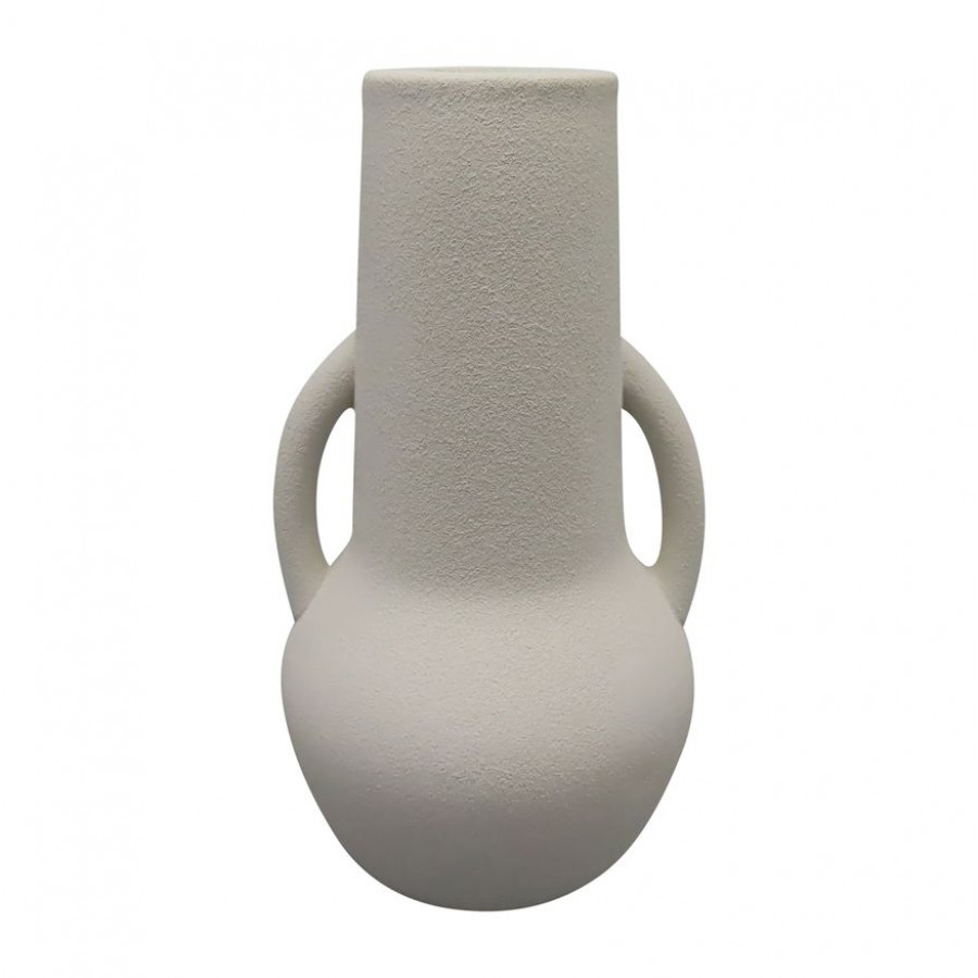 Sagebrook - 7" Ceramic Stripe Oval Vase