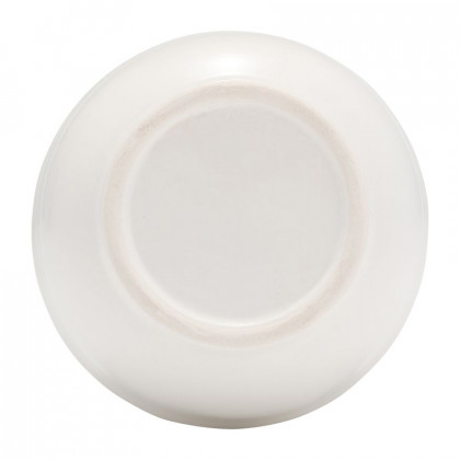 Sagebrook 11" Ceramic Ring Pattern Vase - White