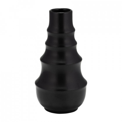 Sagebrook - 11" Ceramic Ring Pattern Vase