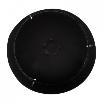 Sagebrook 10" Metal Flat Round Base Planter - Black