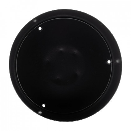 Sagebrook 6" Metal Flat Round Base Planter - Black