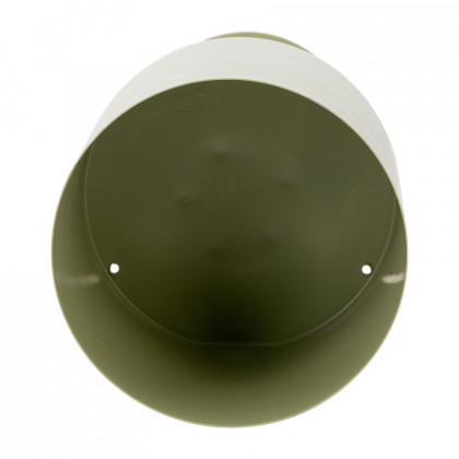 Sagebrook 6" Metal Flat Round Base Planter - Tendril