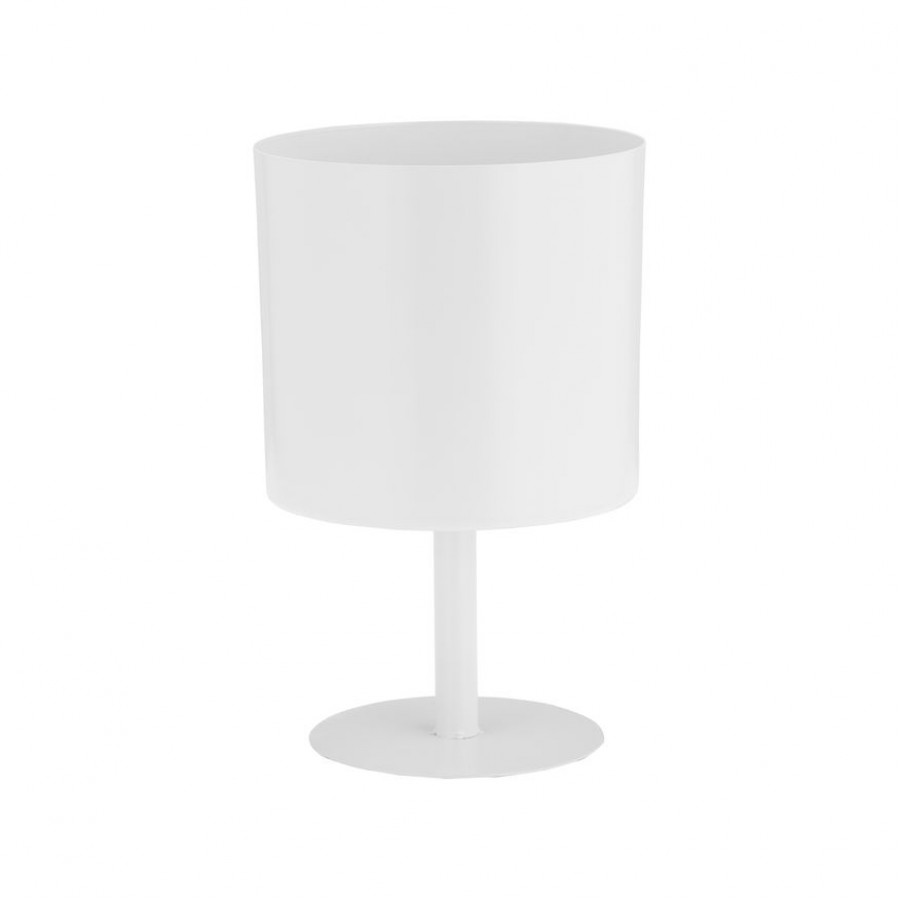 Sagebrook 6" Metal Flat Round Base Planter - White