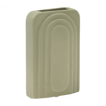 Sagebrook 7" Dolomite Rectangular Vase - Dark Sage