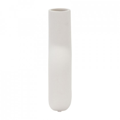 Sagebrook 8" Dol Open Cut Vase - White