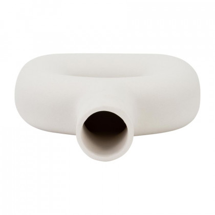 Sagebrook 8" Dol Open Cut Vase - White