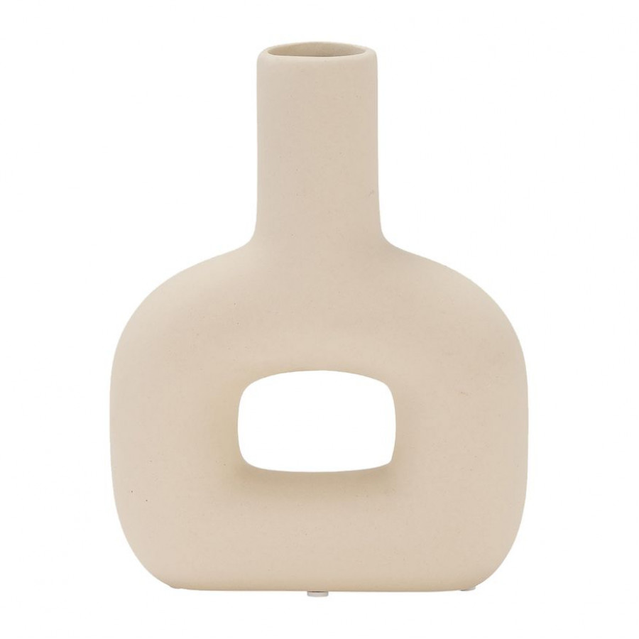 Sagebrook 8" Dol Open Cut Vase - Dark Sage